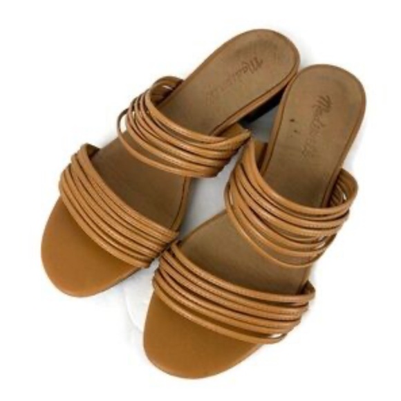 Madewell Brown Multi-Strap Sandals - Picture 1 of 10